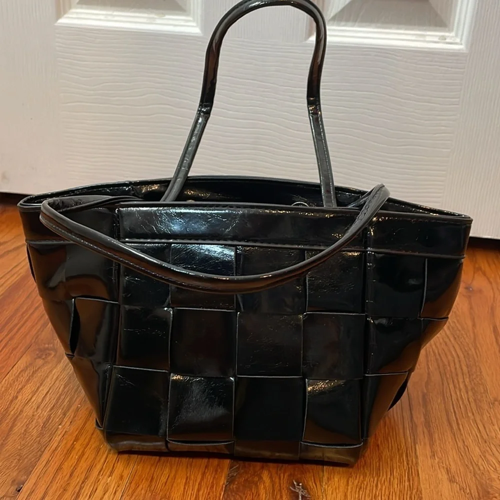 Commense Black Bucket Bag Hobo‎ Y2K Handbag